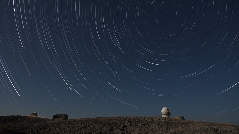 star trails